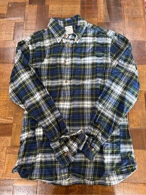 Brooks Brothers Blue & Green Plaid Button-Down Shirt